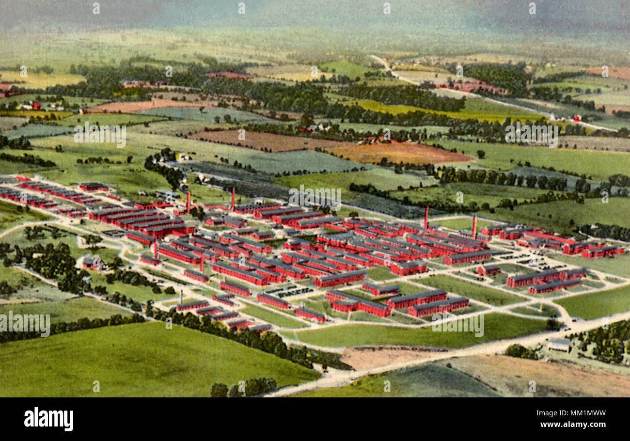 L'Hôpital général de Valley Forge. Pheonixville. 1950 Banque D'Images