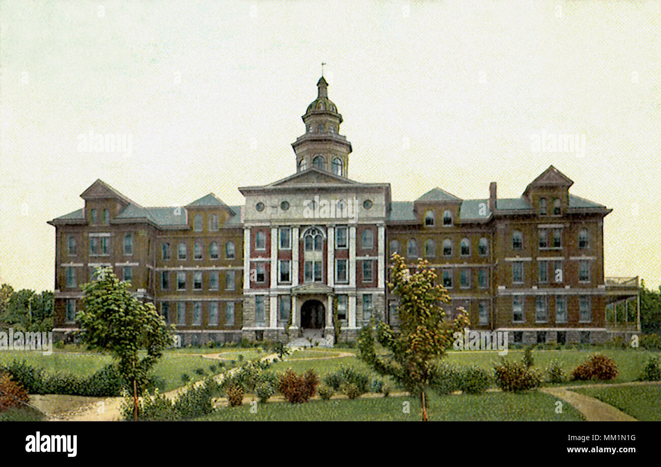 La Mount Saint Mary's Academy. Scranton. 1907 Banque D'Images