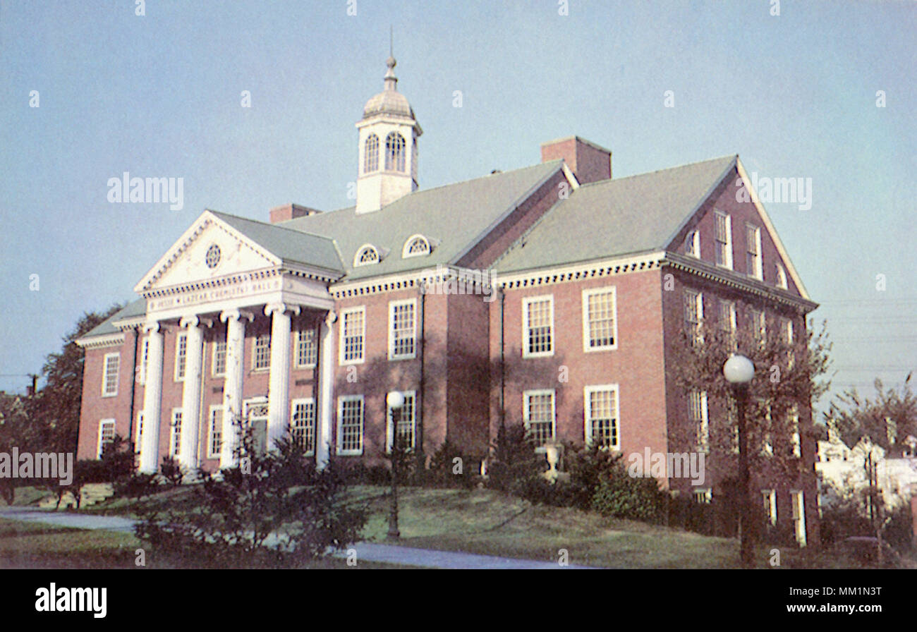 Washington & Jefferson College. L'État de Washington. 1970 Banque D'Images