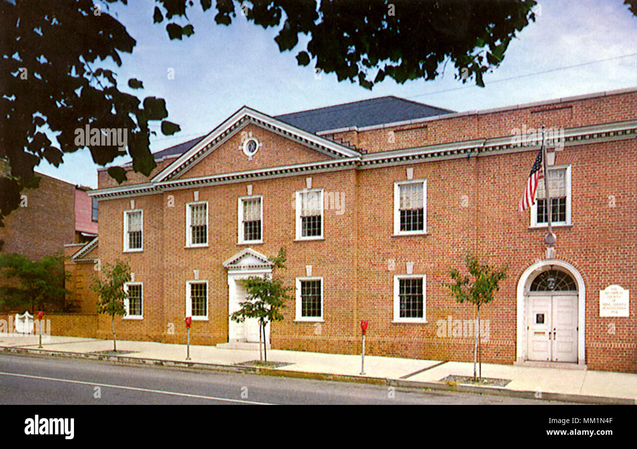 La Société historique de York County Museum. New York. 1960 Banque D'Images