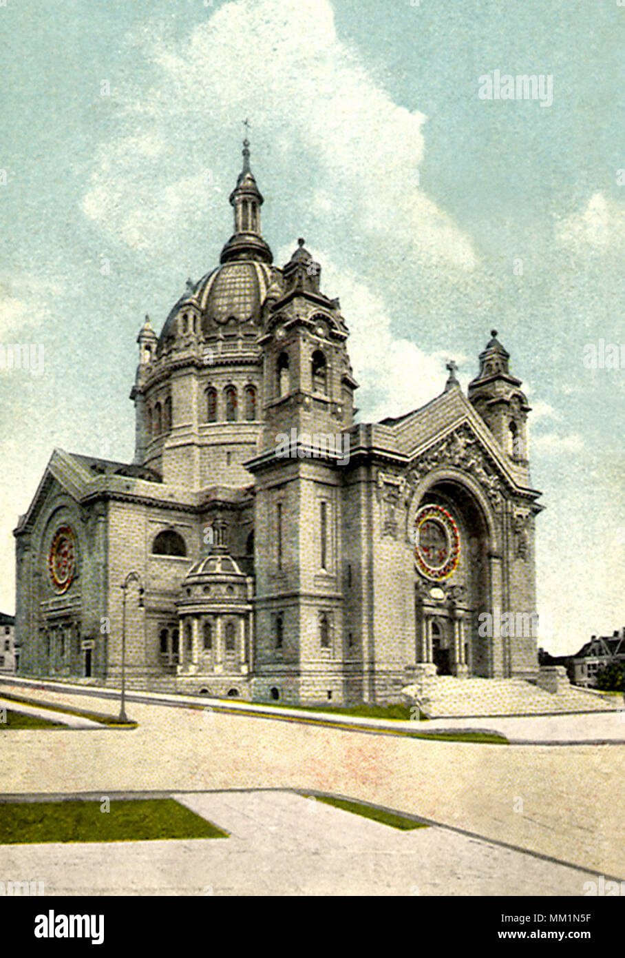 Cathédrale Catholique romaine. Saint Paul. 1925 Banque D'Images