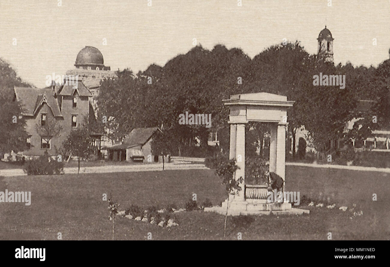 Michigan Central Park. Battle Creek. 1912 Banque D'Images