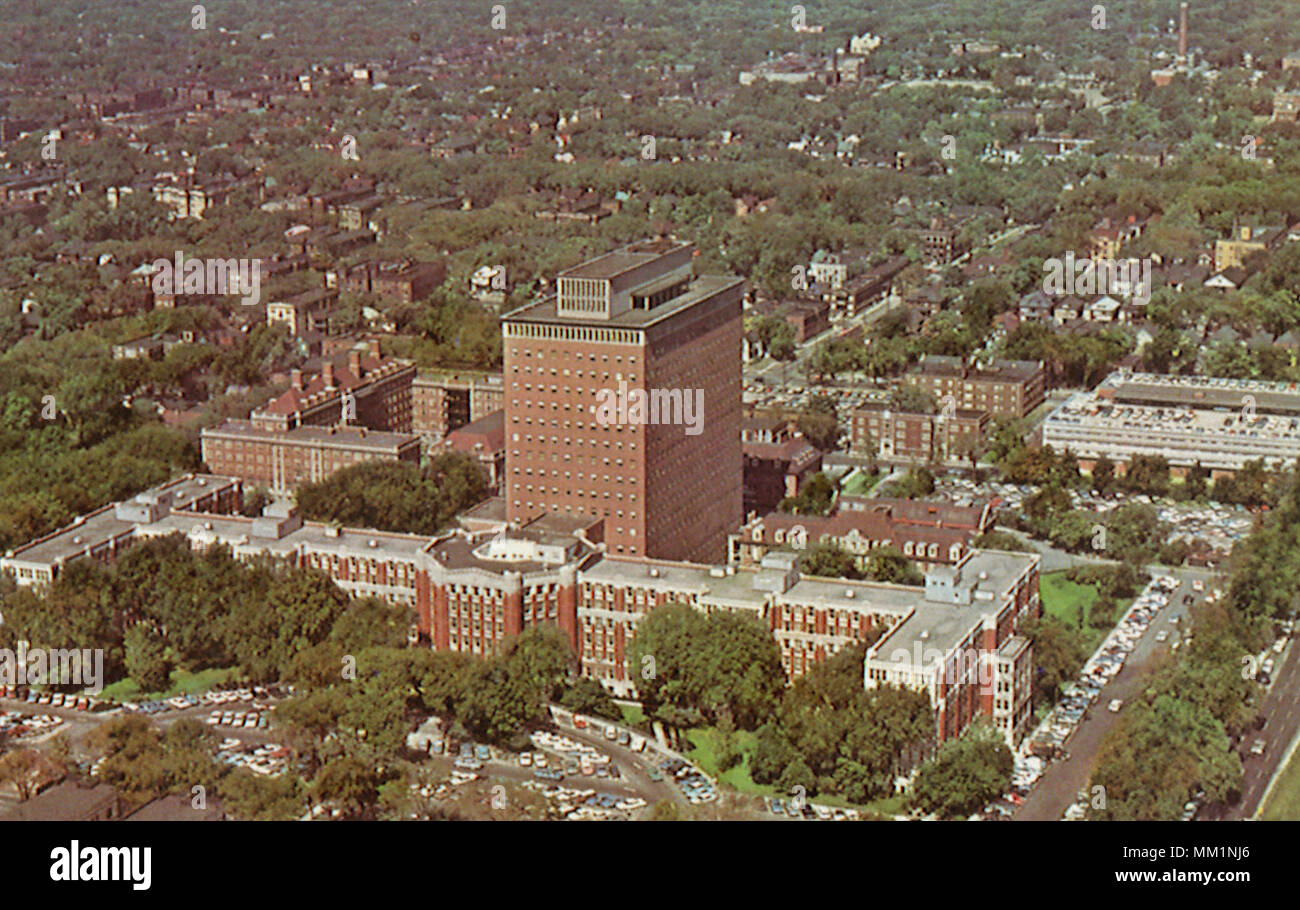 L'hôpital Henry Ford. Detroit. 1965 Banque D'Images