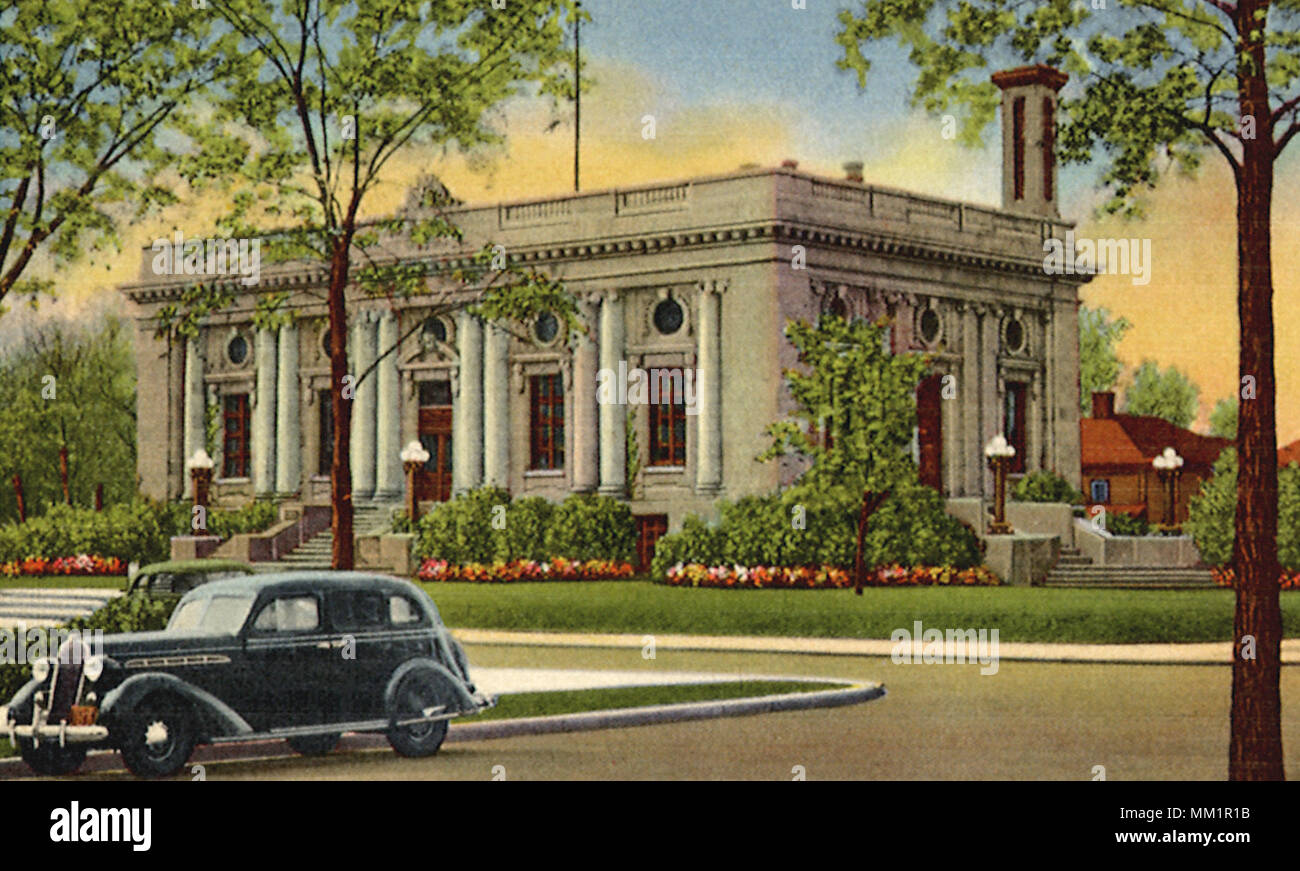 Musée d'art et historiques. Kenosha. 1930 Banque D'Images