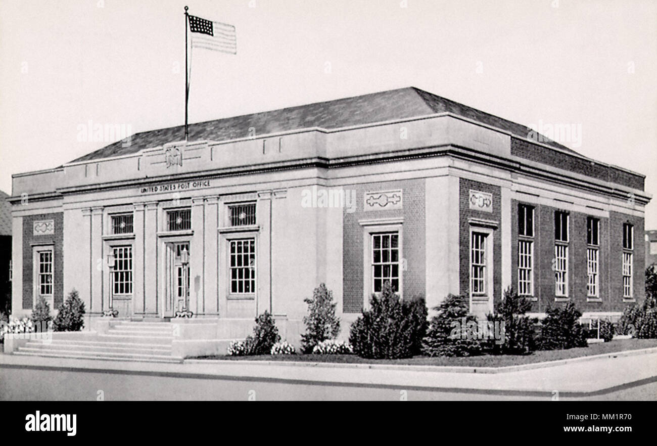 Bureau de poste. Marshfield. 1930 Banque D'Images
