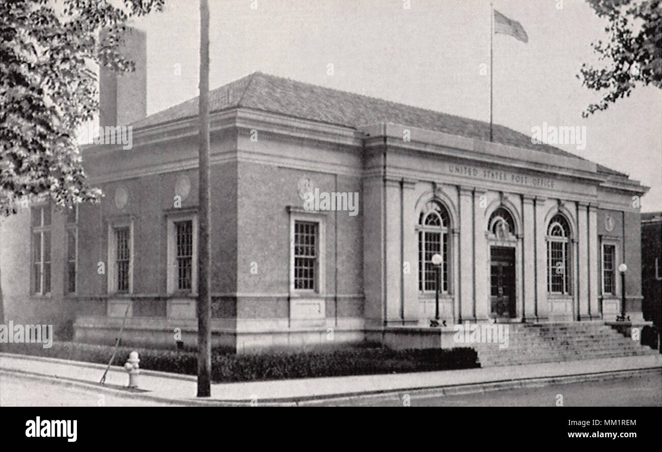 Bureau de poste. Monroe. 1930 Banque D'Images