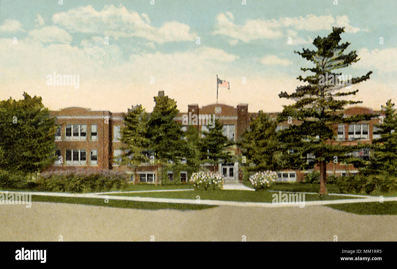 L'École Grant. Wausau. 1920 Banque D'Images