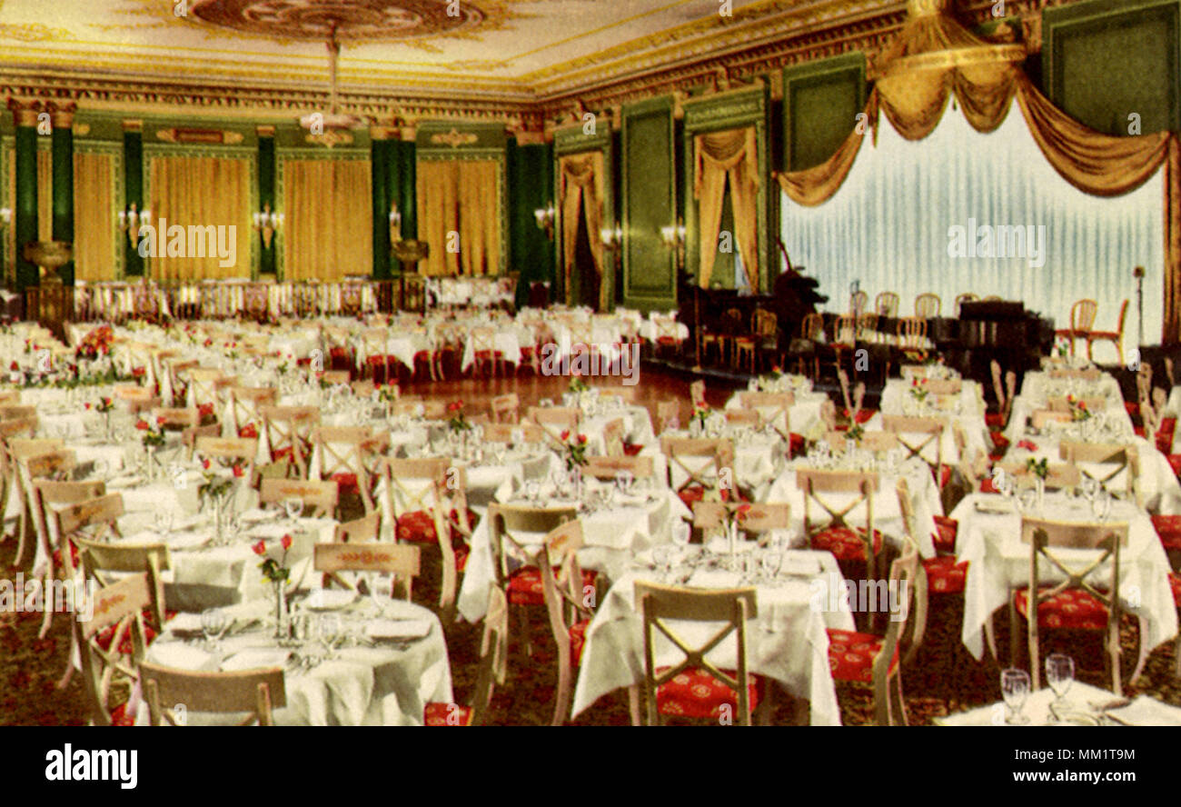 La salle Empire à l'hôtel Palmer House. Chicago. 1925 Banque D'Images