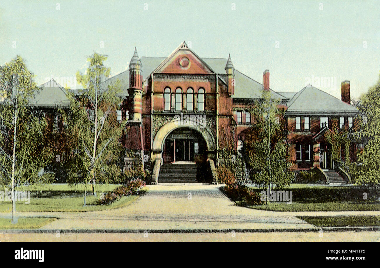 Knox College. Galesburg. 1910 Banque D'Images