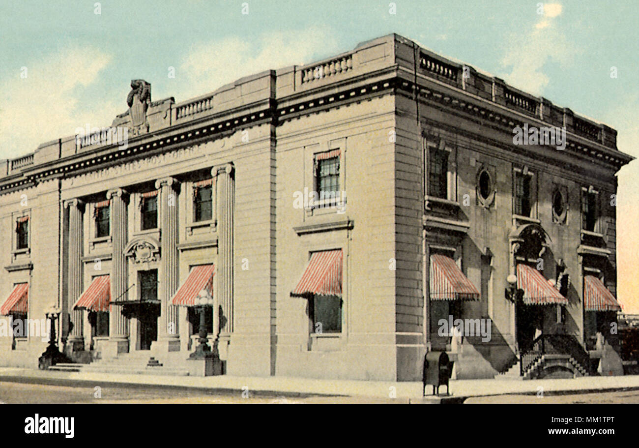 Bureau de poste. Joliet. 1912 Banque D'Images