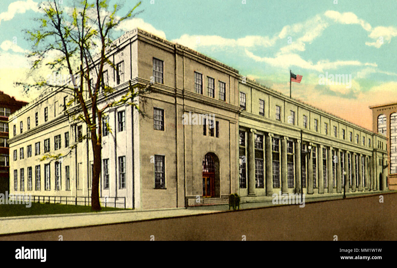 Bureau de poste. Springfield. 1951 Banque D'Images