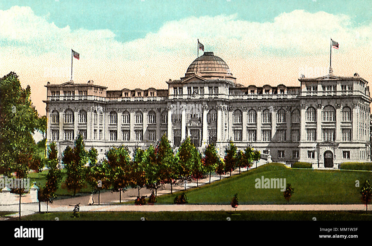 Musée botanique. La ville de New York. 1910 Banque D'Images