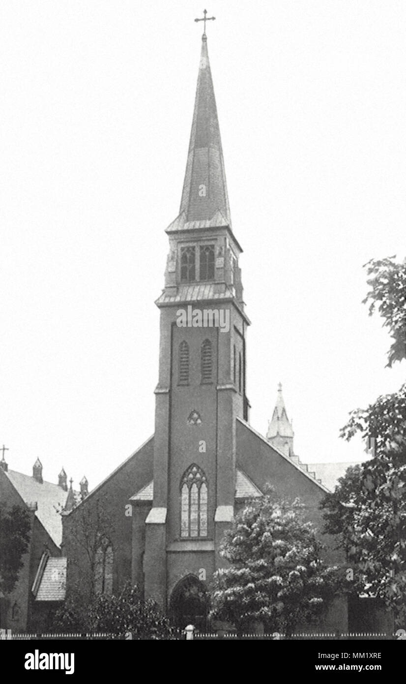 L'église de saint Jérôme. Holyoke. 1899 Banque D'Images