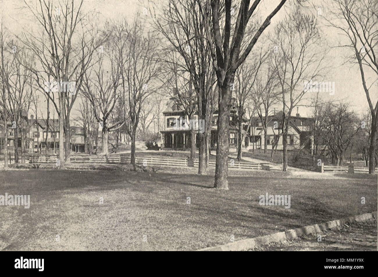 Mlle Aiken's School à Bedford Park. Stamford. 1892 Banque D'Images