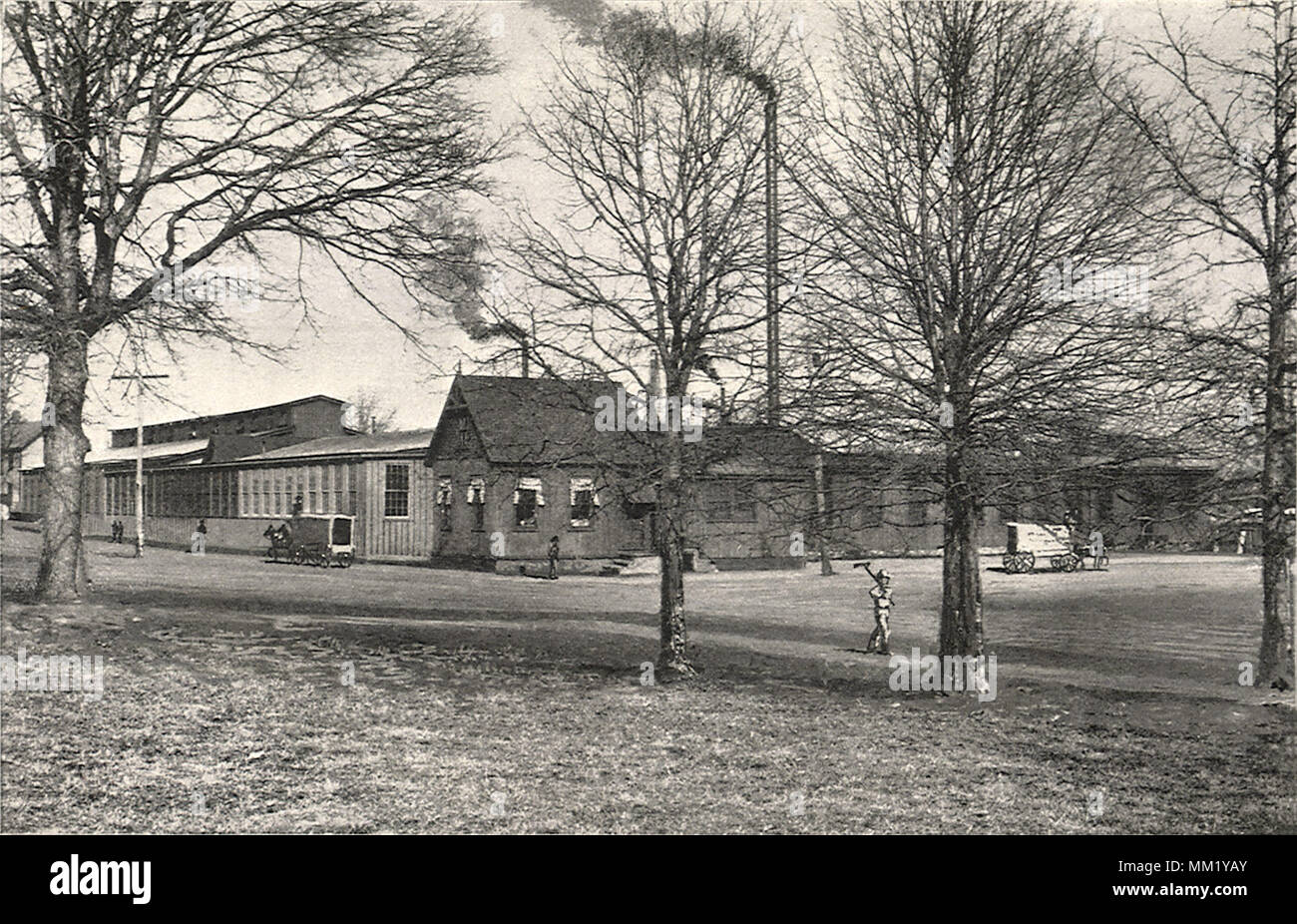 Davenport & Co. Treacy fonderies. Stamford. 1892 Banque D'Images
