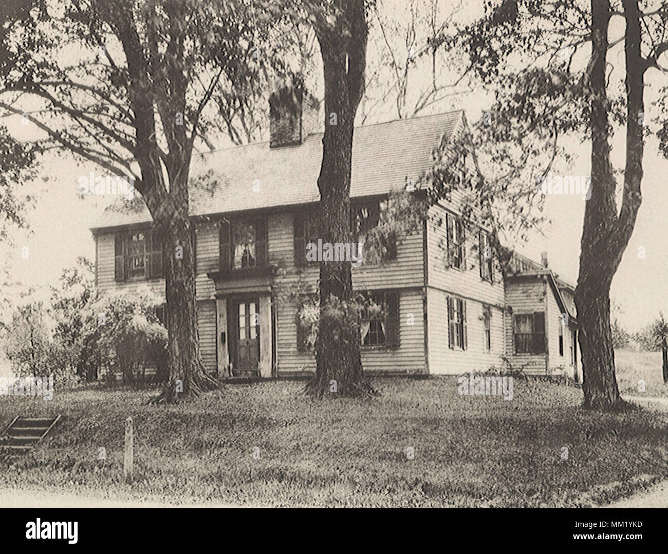 Maison de Moïse et Lydia Andrews. Nouvelle Angleterre. 1920 Banque D'Images