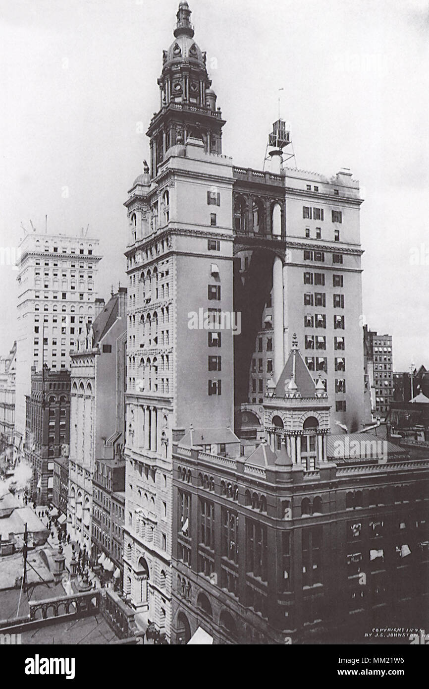 Manhattan Life Insurance Company Building 1895 Banque D'Images