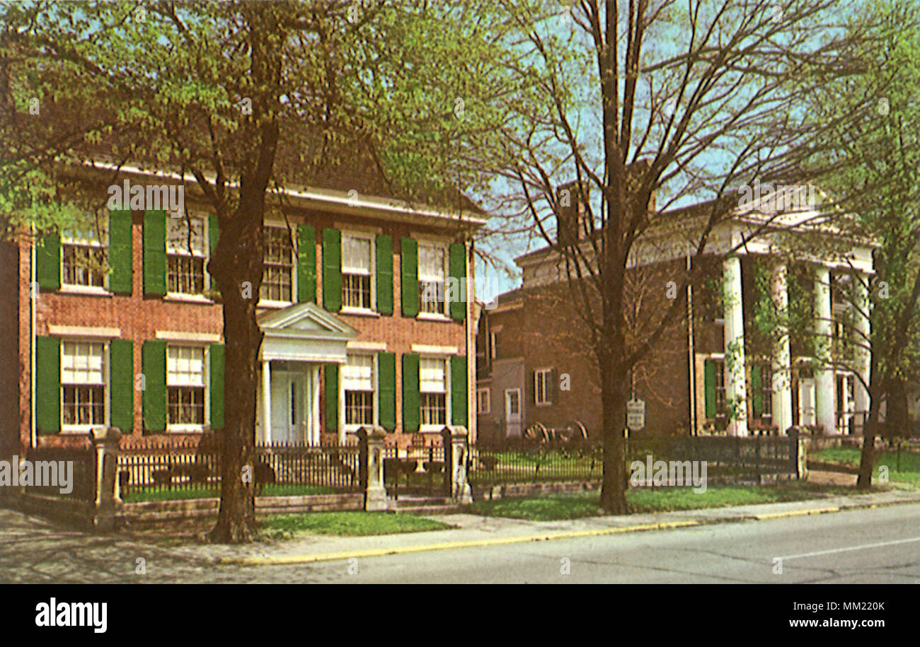 Ross County Historical Soc. Musée. Chillicothe. 1960 Banque D'Images