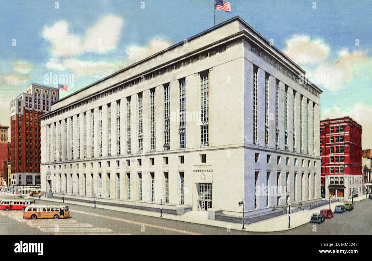 Bureau de poste. Cincinnati. 1935 Banque D'Images