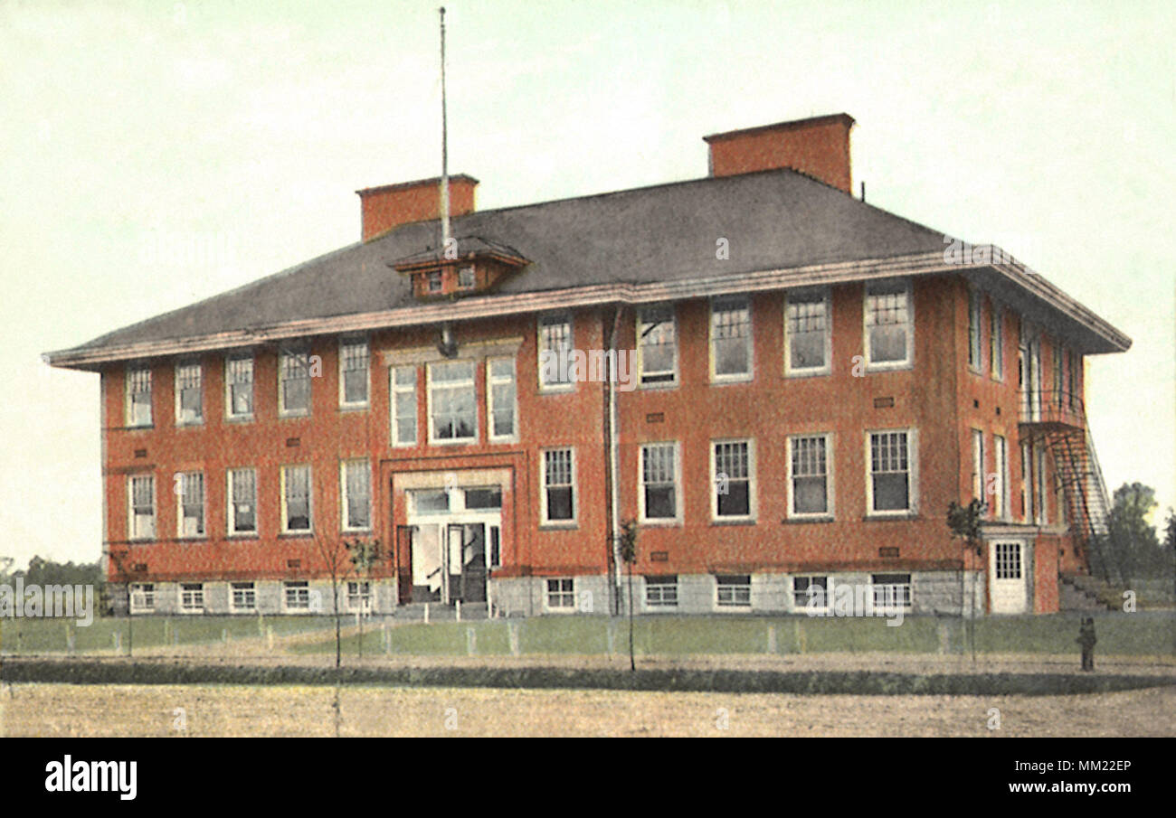 L'école secondaire. Sebring. 1910 Banque D'Images