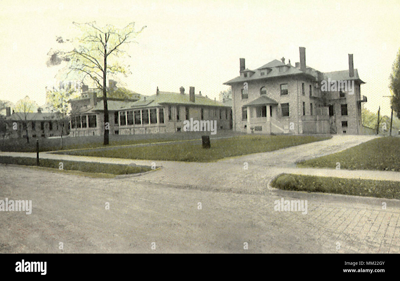 L'Hôpital de la ville. Youngstown. 1913 Banque D'Images