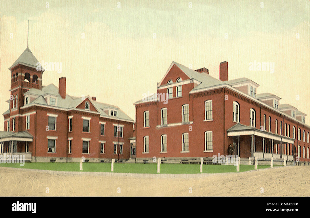 Bâtiment infirmier Mahoning Comté. Youngstown. 1914 Banque D'Images