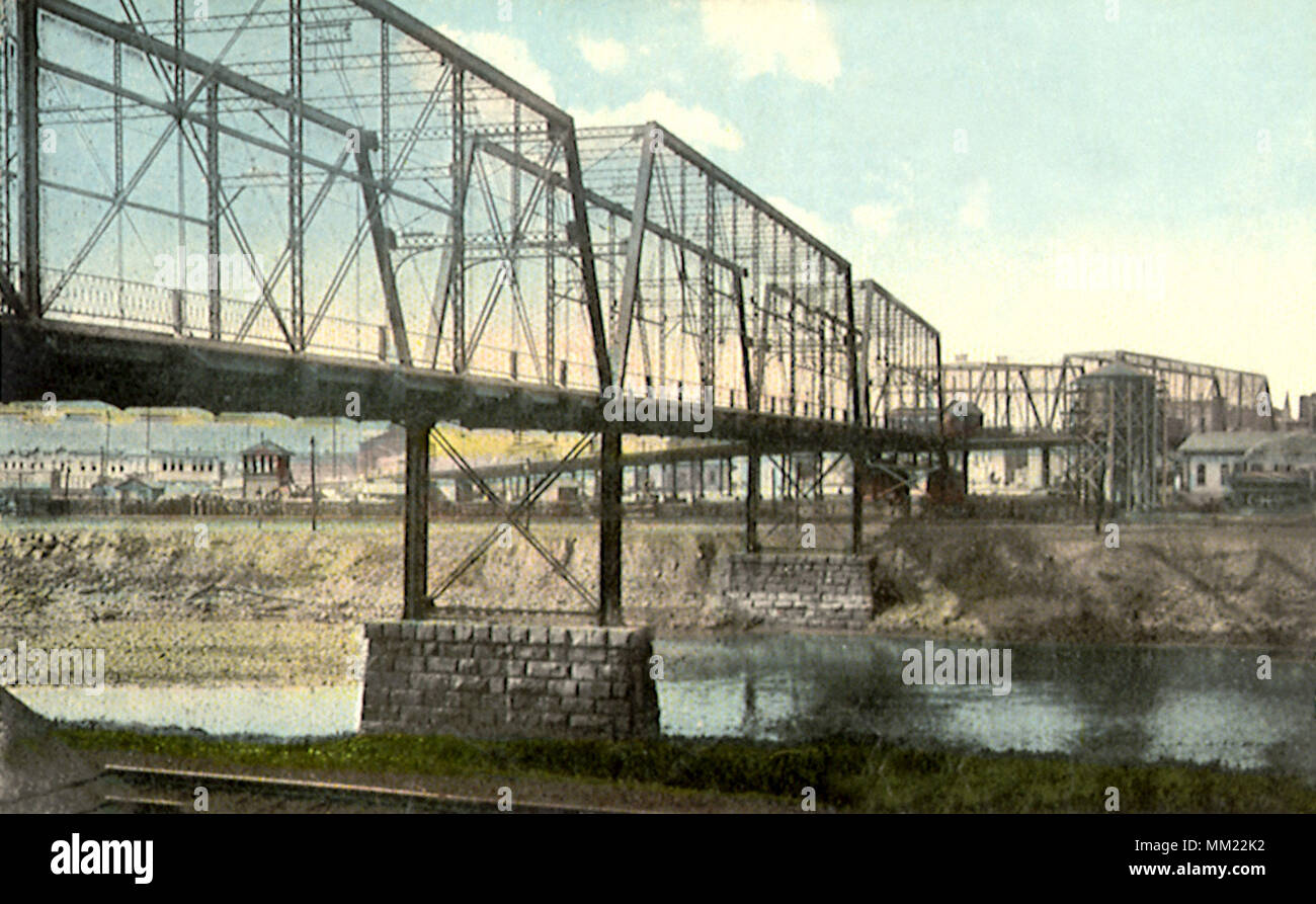 Pont de l'éléphant. Youngstown. 1915 Banque D'Images