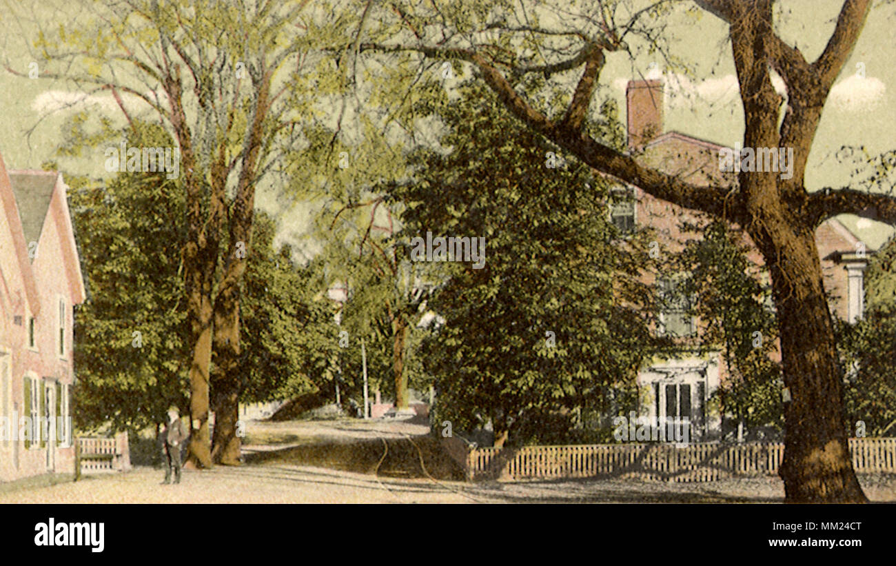 Sir William Pepperrell Chambre. Kittery Point. 1910 Banque D'Images