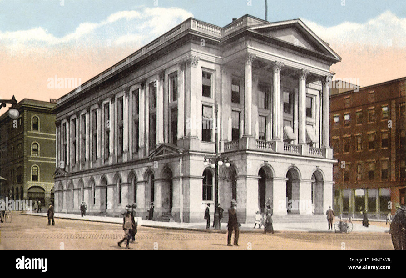 Bureau de poste. Portland. 1910 Banque D'Images