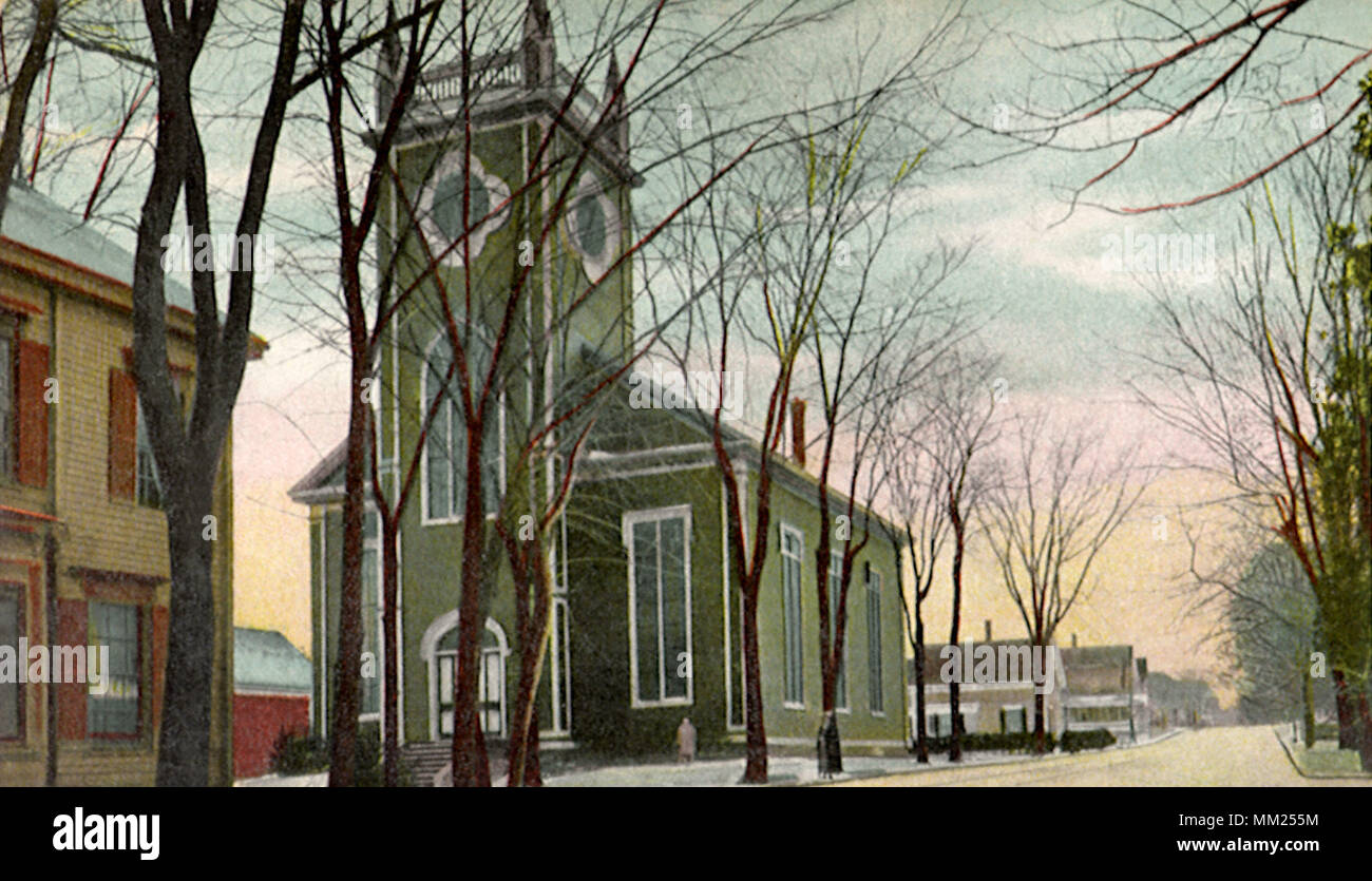 Église De La Science Chrétienne. Rockland. 1912 Banque D'Images