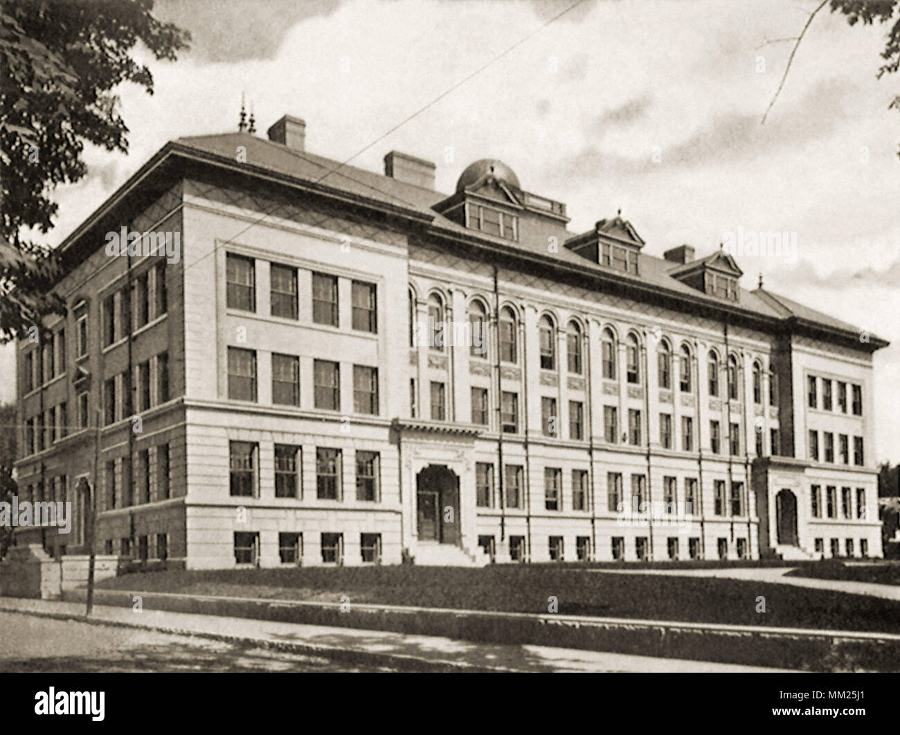 L'école secondaire. Manchester. 1910 Banque D'Images