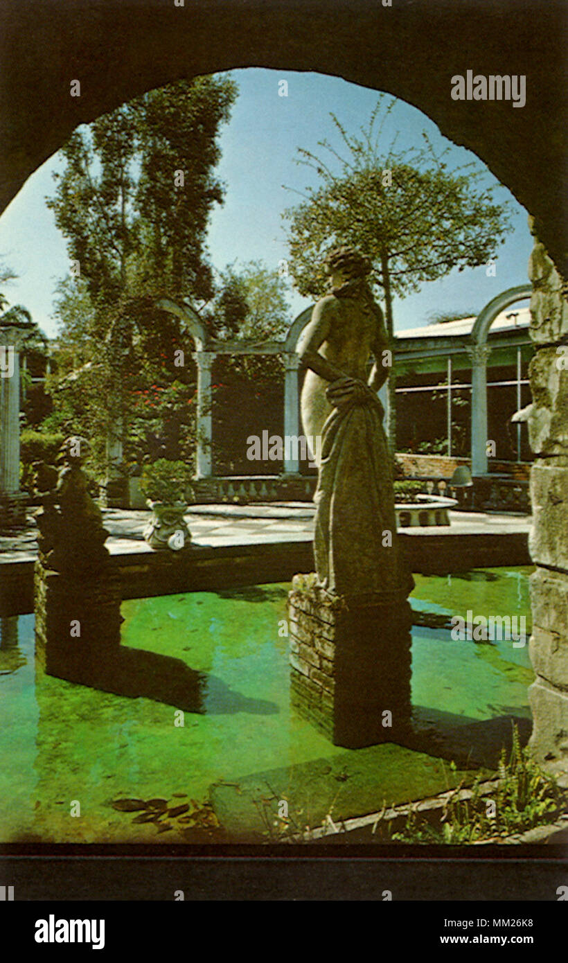 Jardin de Kapok Tree Inn. Clearwater. 1970 Banque D'Images