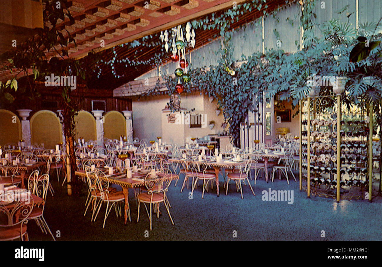Kapok Tree Inn Salle à manger principale. Clearwater. 1960 Banque D'Images