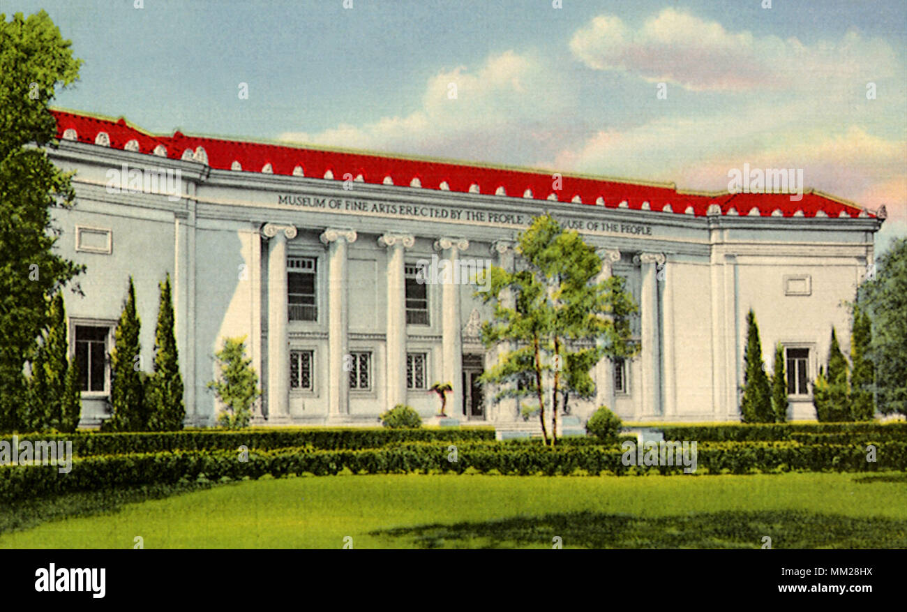Musique & Fine Arts Building. Houston. 1935 Banque D'Images