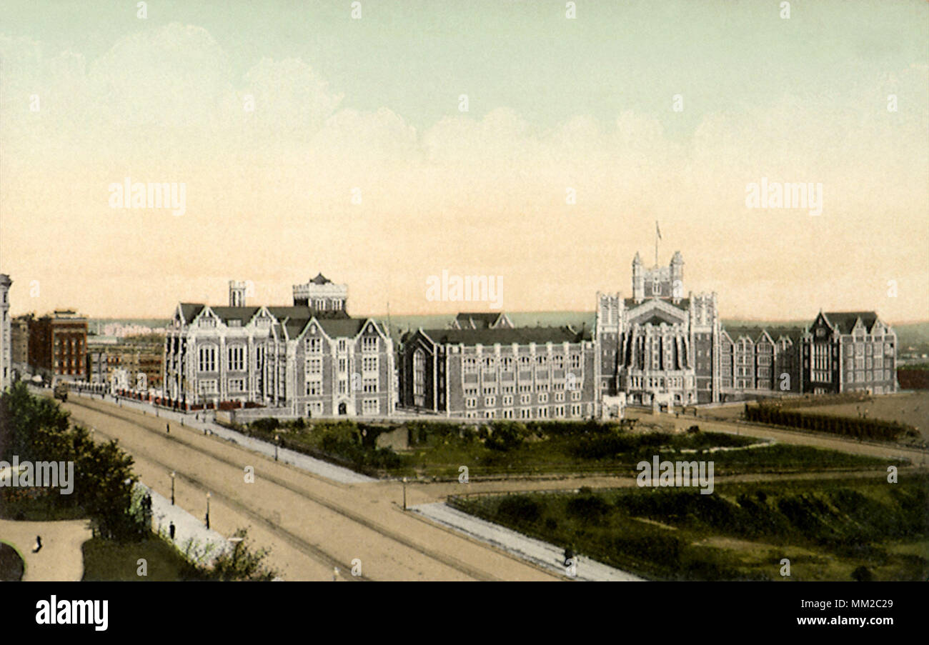 City College. La ville de New York. 1935 Banque D'Images