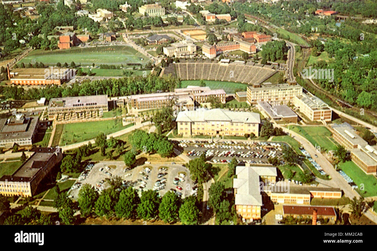 Université de Georgia's Science Center. Athènes. 1960 Banque D'Images