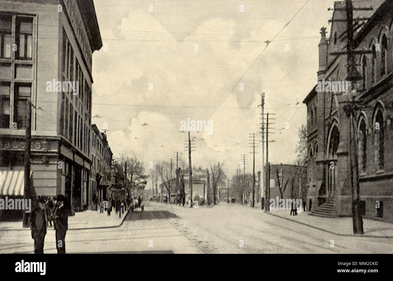 Gouvernement fédéral et les rues Arch. Camden. 1907 Banque D'Images