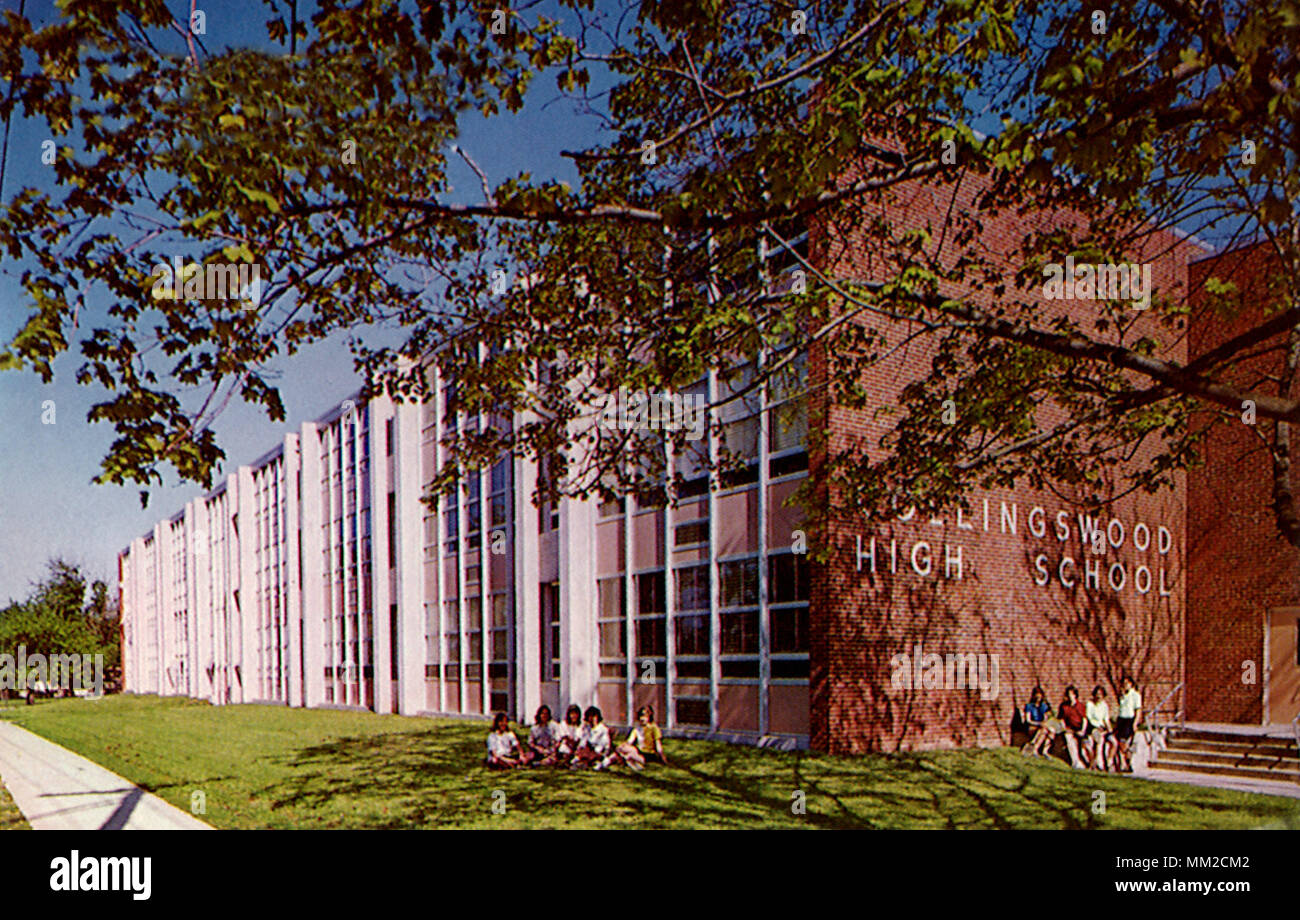 Collingswood High School. Collingswood. 1970 Banque D'Images