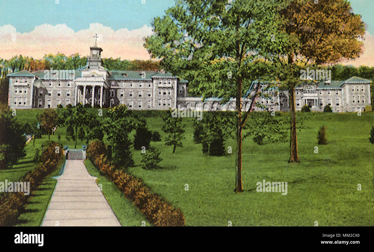 Mont Saint Mary's College sur Mt. Ave. Plainfield. 1939 Banque D'Images