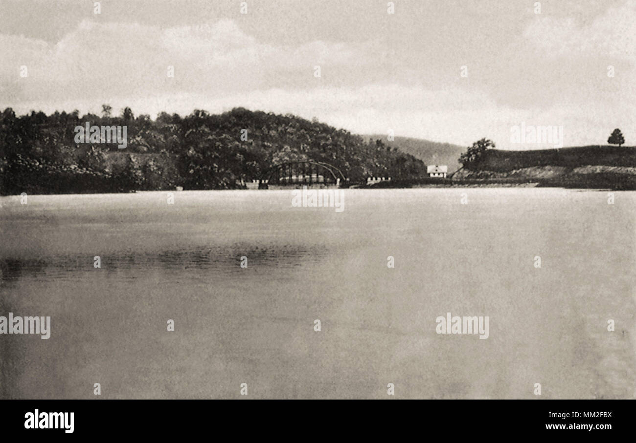 Croton Lake. Croton-on-Hudson. 1912 Banque D'Images