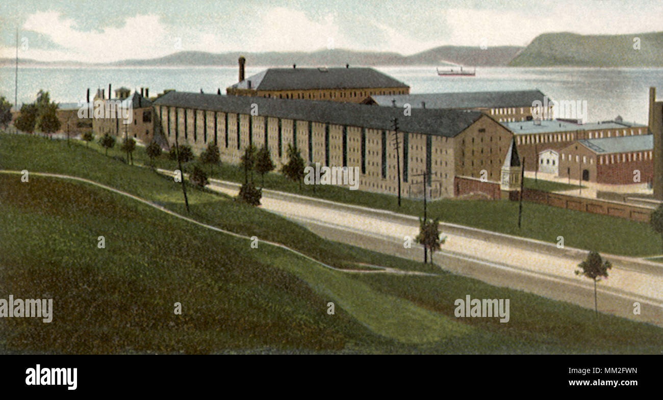 La prison de Sing Sing. Ossining. 1910 Banque D'Images