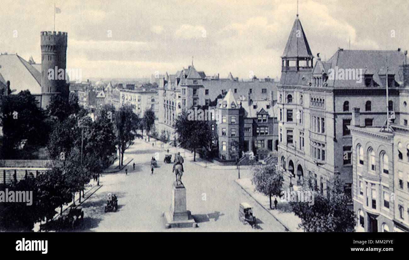 Bedford Avenue. Brooklyn. 1907 Banque D'Images