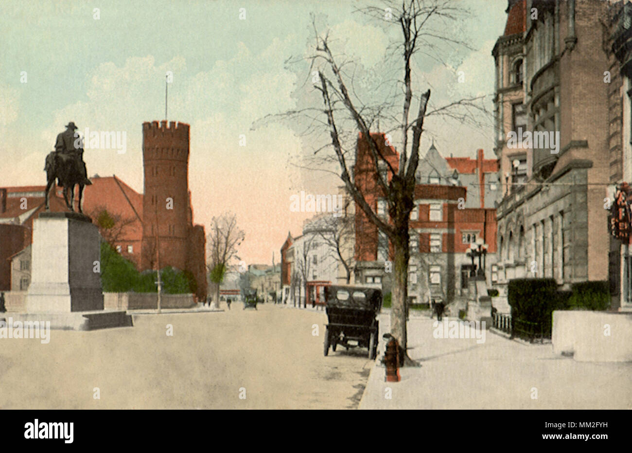 Bedford Avenue. Brooklyn. 1913 Banque D'Images