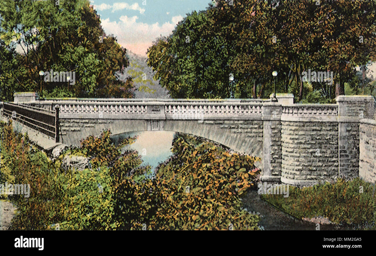 Cheval sans tête pont. Tarrytown. 1920 Banque D'Images