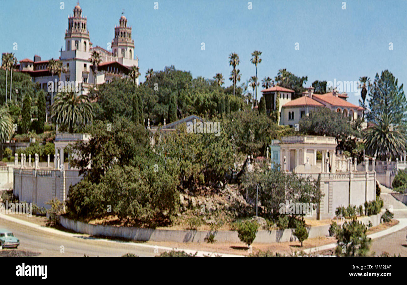 Hearst, classée Monument Historique. San Simeon. 1960 Banque D'Images