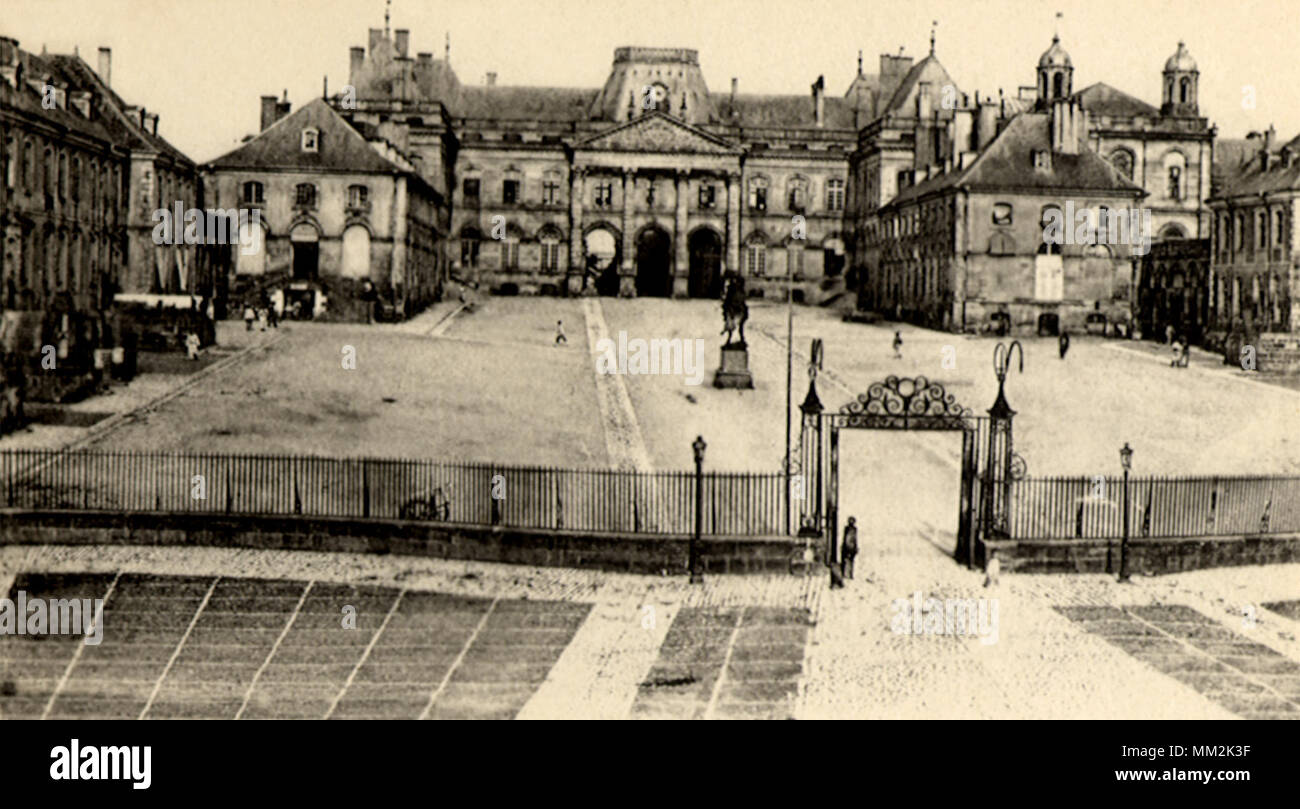 Le Château. Lunéville. 1910 Banque D'Images