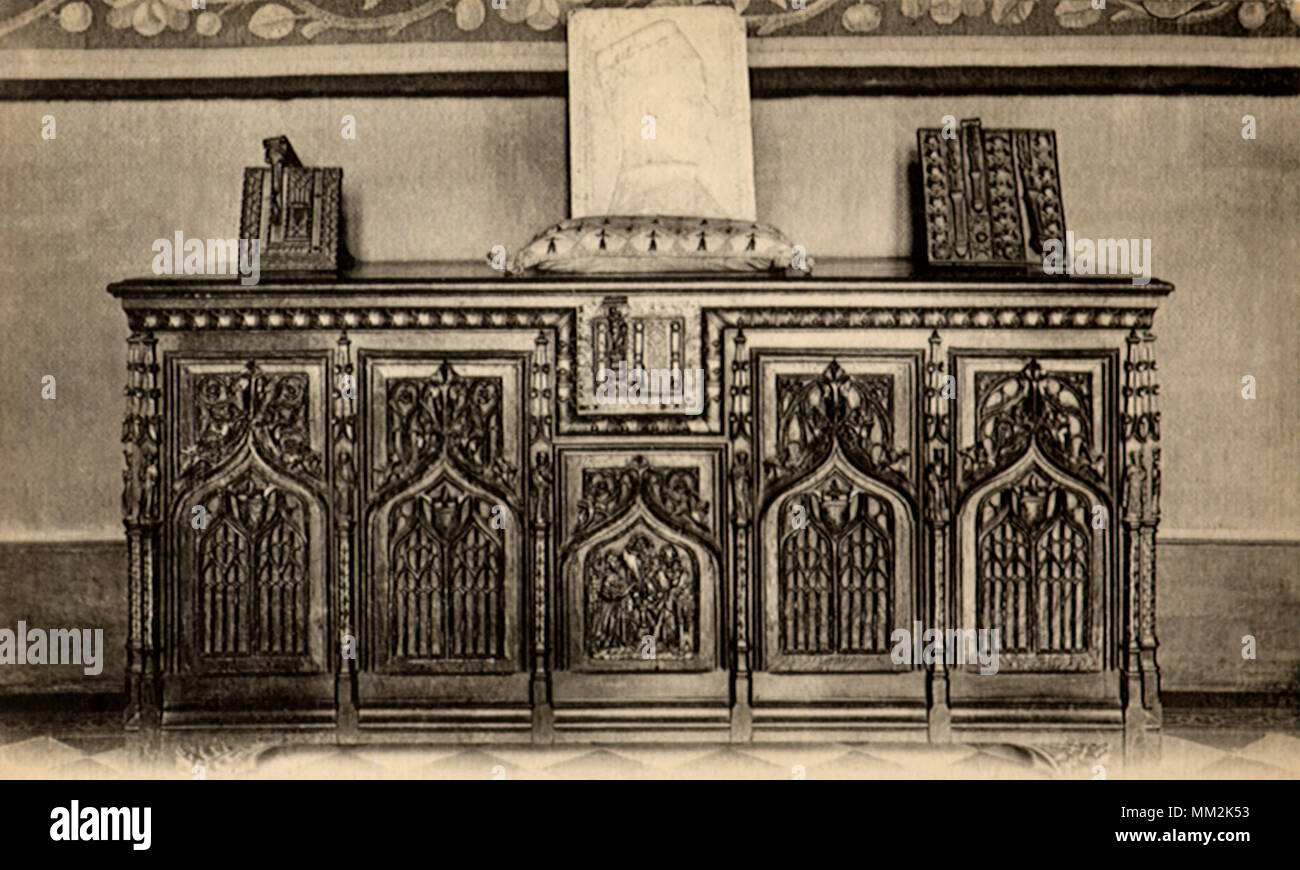 14e siècle décoré. Langeaus. 1910 Banque D'Images