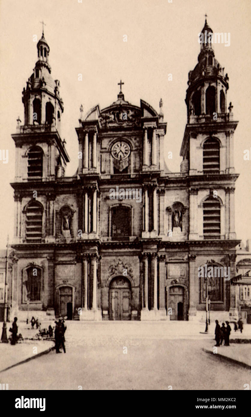 Cathédrale. Nancy. 1930 Banque D'Images