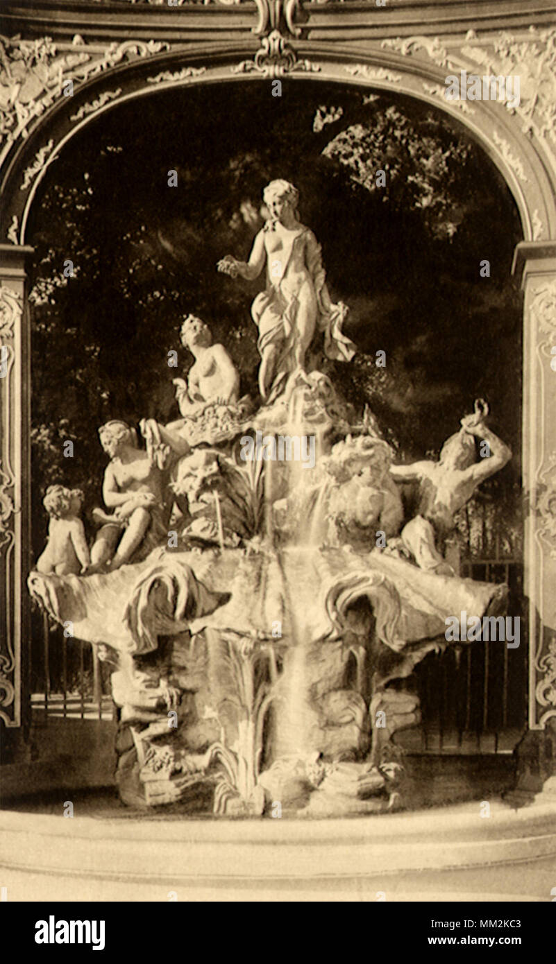 Fontaine Amphitrite. Nancy. 1930 Banque D'Images