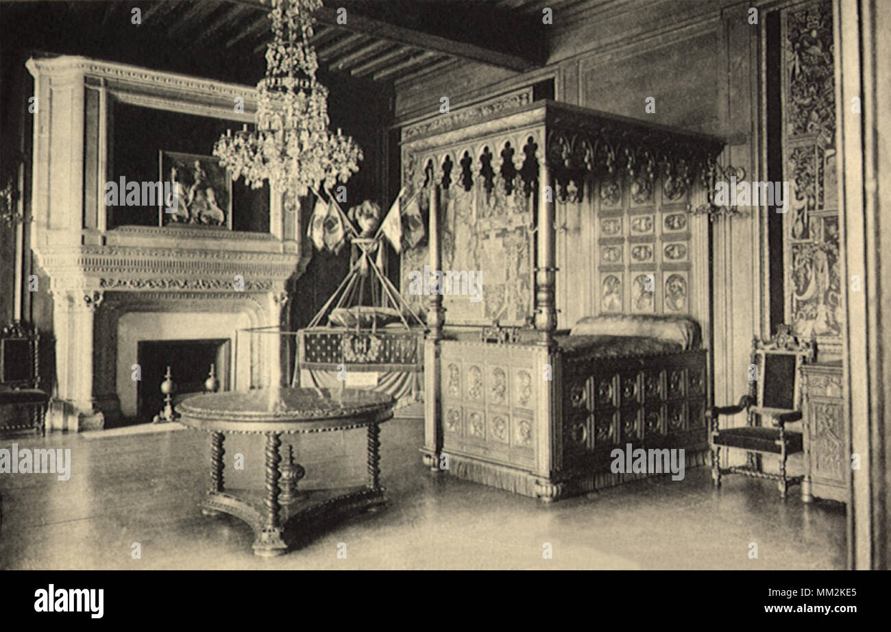 Prix dans le château d'Henri IV. Pau. 1910 Banque D'Images